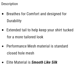 BKS206 Smitty Elite 3" Side Panel Grey Pin-Stripe V-Neck Shirt