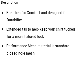 BKS200/BKS211 Smitty Performance Mesh V-Neck Shirt